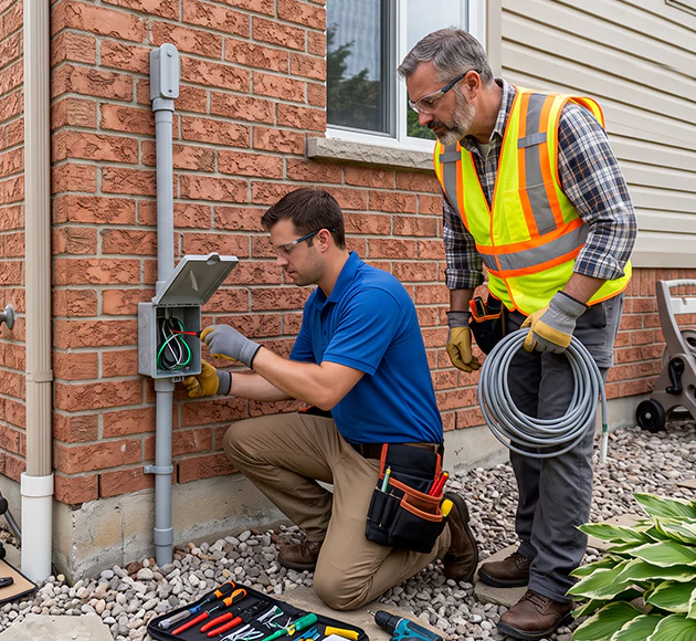 Professional Outdoor Outlet Installation: Your Local Exterior Wiring Team in Pickerington, OH